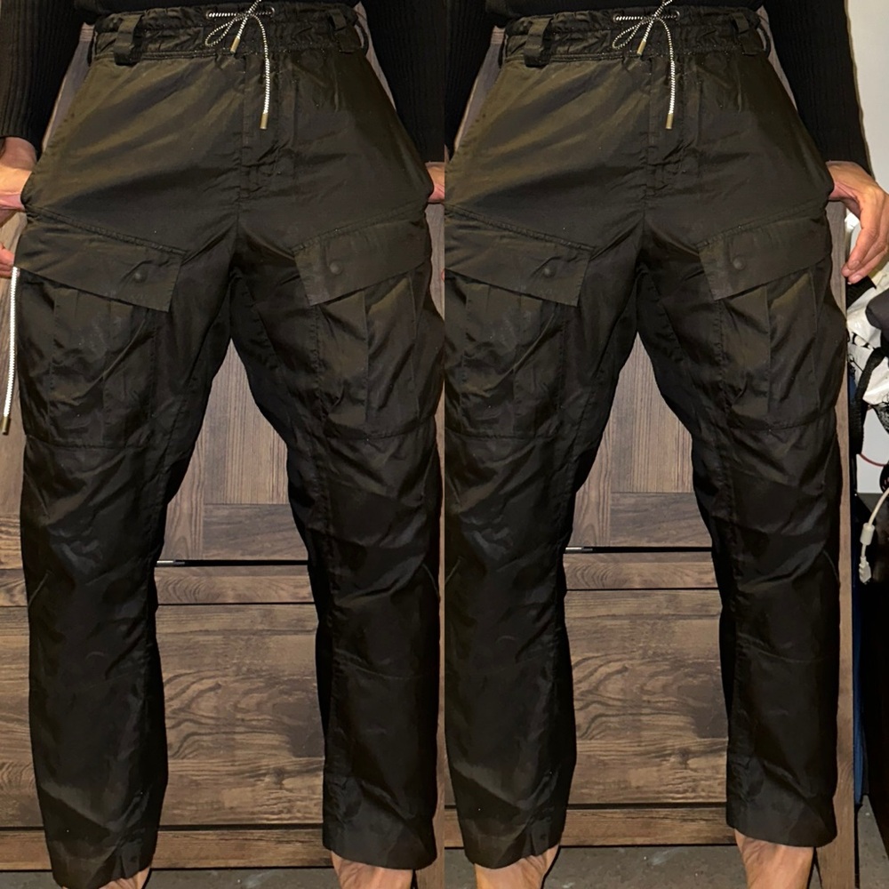Marcelo Burlon Cropped Nylon Trouser
